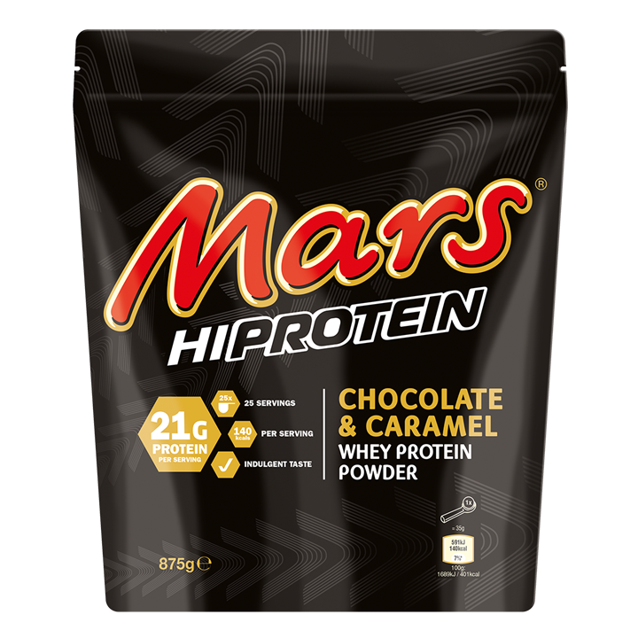 Proteína em pó Mars 875g / caramelo de chocolate