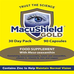 Macushield Gold X 90 Capsules (order in singles or 63 for trade outer)
