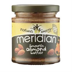 Manteiga de amêndoa suave Meridian 100% 170g