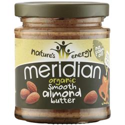 Meridian Organic Smooth Almond Butter 100% 170g
