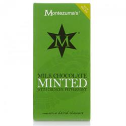 Minted - Milk Chocolate with Crunchy Peppermint - 100g Bar (order in singles or 12 for trade outer)
