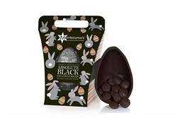 Montezumas absolut schwarzes Knopfei aus 100 % Kakao