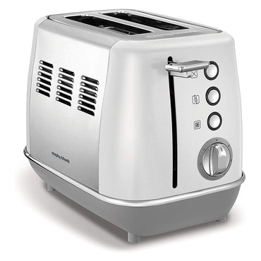 Morphy Richards Toaster | hervorrufen | 2 Scheiben | weiß | Kabelaufbewahrung