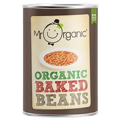 Organic Baked Beans Tin 400g (order in singles or 12 for trade outer)