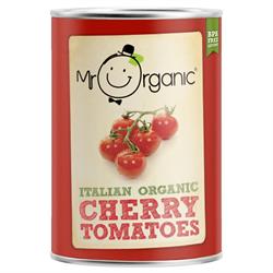 Organiczne Pomidory Wiśniowe Puszka 400g (zamów pojedyncze sztuki lub 12 sztuk na wymianę zewnętrzną)
