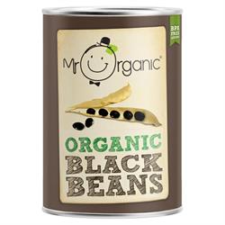 Frijoles negros orgánicos (lata de 400 g) (pedir por separado o 12 para el comercio exterior)