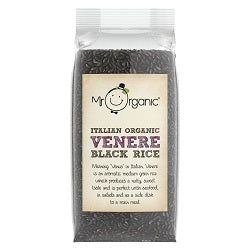 Arroz Venere italiano negro orgánico 500 g (pedir por separado o 10 para el comercio exterior)