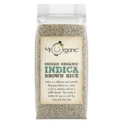 Organic Brown Rice Indica 500g (order in singles or 10 for trade outer)
