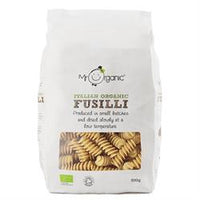 Paste Fusilli organice 500g (comandați în single sau 12 pentru comerț exterior)