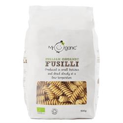 Pasta Fusilli orgánica 500 g (pedir por separado o 12 para el comercio exterior)