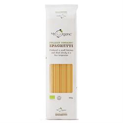 Pasta de espagueti orgánica 500 g (pedir por separado o 12 para el comercio exterior)