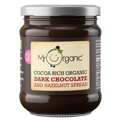 Crema de chocolate negro y avellanas ecológica 200g