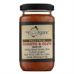 Mr økologisk tomat & oliven rør inn saus 190g