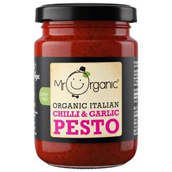 Organic Vegan Chilli & Garlic Pesto 130g