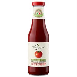 Mr organic ketchup italiano ecológico endulzado naturalmente 480g