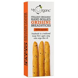 Mr Organic Grissini Breadsticks with Olives (10x130g) (order in singles or 10 for trade outer)