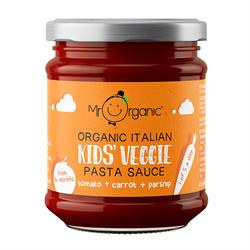 Salsa para pasta Mr Organic Kids - Tomate, Zanahoria, Chirivía (6x200g)