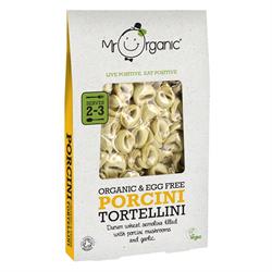 Tortellini orgánicos sin huevo con champiñones porcini 250 g (pedir por separado o 10 para el comercio exterior)