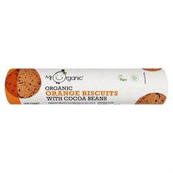 Biscotti Biologici all'Arancia con Fave di Cacao 250g (ordinare in pezzi singoli o 18 per commercio estero)