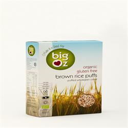 Pufături organice de orez brun fără gluten - (225 grame) (comandați în unități sau 5 pentru comerț exterior)