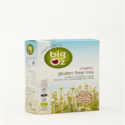Mezcla orgánica sin gluten (trigo sarraceno, arroz, hojaldre de mijo) 225 g (pedir por separado o 5 para el comercio exterior)