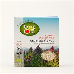 Copos de quinua orgánicos sin gluten 500 g (pedir por separado o 5 para el comercio exterior)