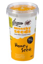 Honey roasted pumpkin and sunflower seeds 120g (order in singles or 6 for retail outer)