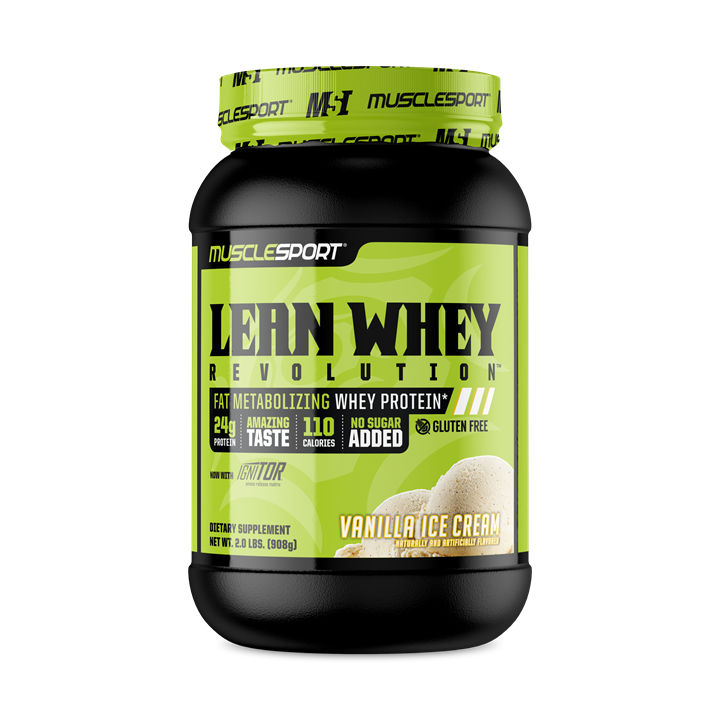 Musclesport Lean Whey Revolution 907g / glace vanille