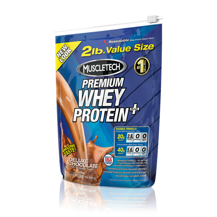 Muscletech proteína de suero plus 900g/chocolate