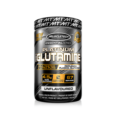 MuscleTech Platinum 100% Glutamine, 300g