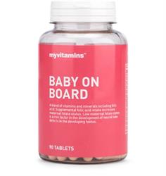 Multivitaminas Baby On Board 30 tabletas (pedirlas por separado o 16 para el comercio exterior)