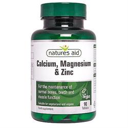 Calcium, Magnésium + Zinc 90 Comprimés (commander en simple ou 10 pour le commerce extérieur)