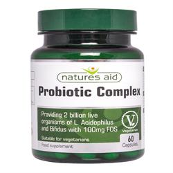Complexe Probiotique 60 Gélules (commander en simple ou 10 pour le commerce extérieur)