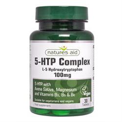 5-HTP Complex - 100mg 30 tabletter (bestil i singler eller 10 for bytte ydre)