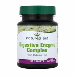 Digestive Enzyme Complex (with Betaine HCI) 60 Tab (order in singles or 10 for trade outer)