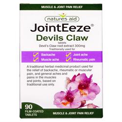 JointEeze - Extrato de Raiz de Garra do Diabo 300mg 90 Comprimidos (encomende em singles ou 10 para comércio externo)