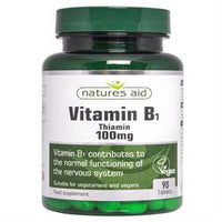 Vitamin B1 Thiamin Hydrochloride 100mg 90 Tabs (order in singles or 10 for trade outer)