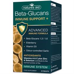 Beta-Glucans Immune Support + 30 tabletten (bestellen per stuk of 10 voor inruil)