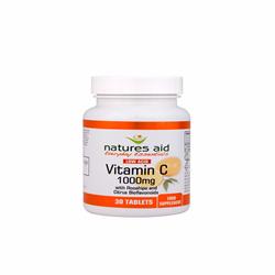 Vit C - 1000 mg de bajo contenido de ácido 30 tabletas (pedir por unidades o 10 para el comercio exterior)