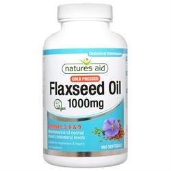 Flaxseed Oil 1000mg 180 Capsules