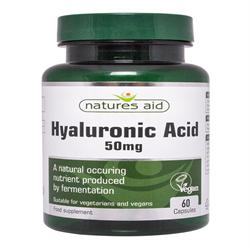 Natures Aid Hyaluronic Acid - 60 Capsules (order in singles or 10 for trade outer)
