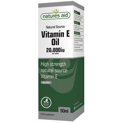Huile de vitamine E 20 000 UI 50 ml (commander en simple ou 10 pour le commerce extérieur)