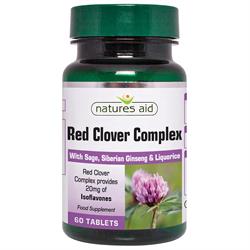 Red Clover Complex with Sage 60 Tablets (order in singles or 10 for trade outer)