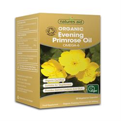 Organic Evening Primrose Oil 500mg 90 Vegicaps (order in singles or 10 for trade outer)