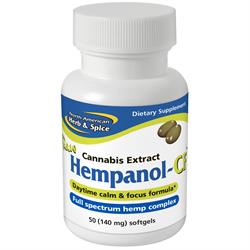 Hempanol CF 50 Gelcaps (encomende em unidades individuais ou 12 para comércio exterior)