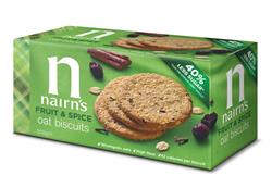 Nairn's Fruit & Spice Oat Biscuit 200g (zamów pojedyncze sztuki lub 10 sztuk na wymianę zewnętrzną)
