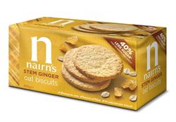 Oats and Stem Ginger Biscuit 200g (order in singles or 10 for trade outer)