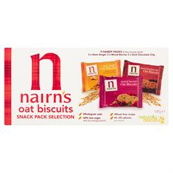 Snack Pack Selection Oaty Biscuit hvedefri 9 Pack (bestilles i singler eller 12 for bytte ydre)