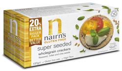Glutenfri Super Seeded Cracker 137g (bestil i singler eller 8 for detail ydre)