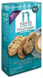 Glutenvrij Dark Choc & Coconut Biscuit Break Chunky 160g (bestel in singles of 6 voor retail-buitenverpakkingen)